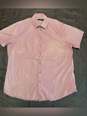 Stone Rose Light Pink Short-Sleeve Button-Down Shirt